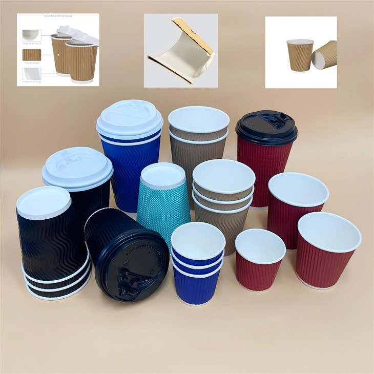 10oz Corrugated Paper Hot Cup - Eco-Friendly & Insulated For Coffee & Tea Ø90 10oz Corrugated Paper Hot Cup - Eco-Friendly & Insulated For Coffee & Tea Ø90