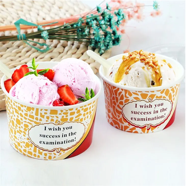 Paper Ice Cream Cups & Tubs – Single Wall & Double PE Lined