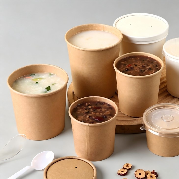 Paper Soup Bowls & Cups – For Takeaway