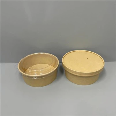 500ml Round Paper Bowls Kraft
