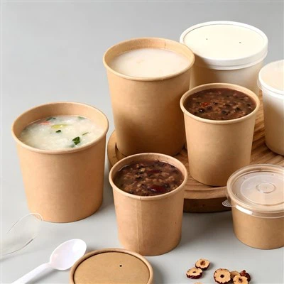Paper Soup Bowls & Cups – For Takeaway