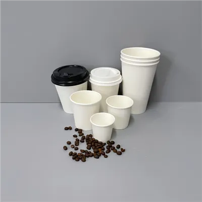 Plain White Paper Cups – 2.5oz To 22oz Single/Double/Ripple Wall